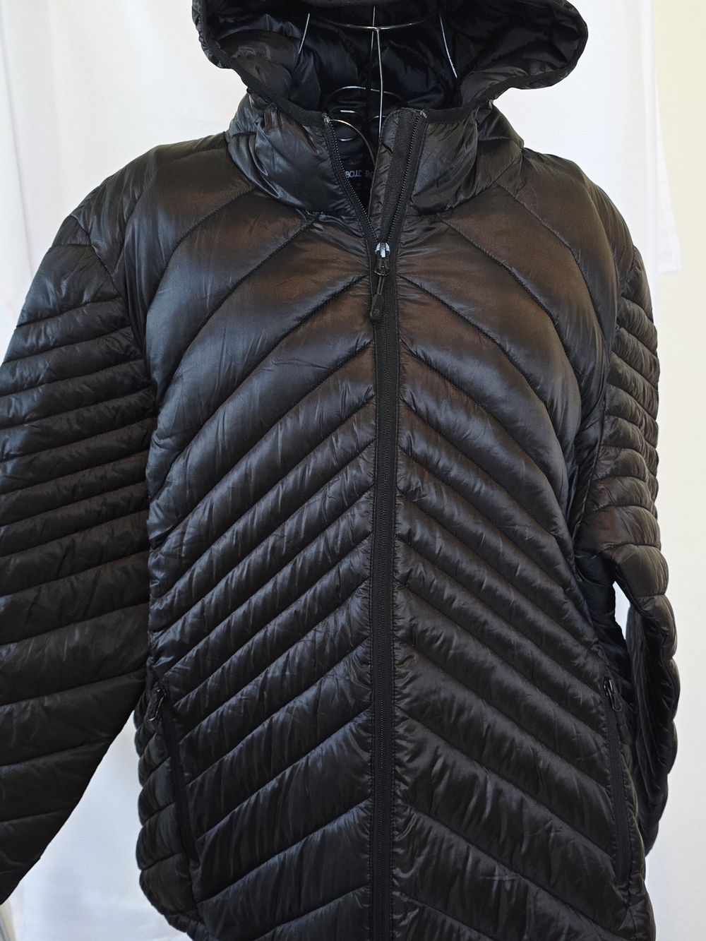 Boulder Gear Insulated Black Quilted Hooded Puffer Jacket Sz 3XL